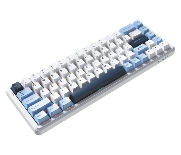 Ajazz AK680 MAX (8+8K) Magnetic Switch Blue White Dark Blue RGB - 1536360 - zdjęcie 2